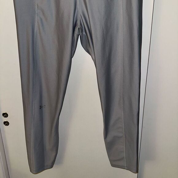 Under Armour Women’s Athletic Compression Leggings Light Gray 1X NWOT - Picture 4 of 11